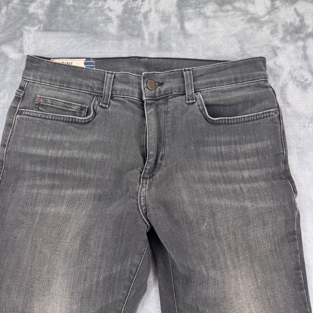 Marine‎ Layer Original Slim Jeans Mens 32x30 Gray Denim Pants